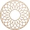 Ekena Millwork Cannes Wood Fretwork Pierced Ceiling Medallion, Alder, 24"OD x 8 1/4"ID x 3/8"T CMWP24X24X0375CNAL - alternate 1